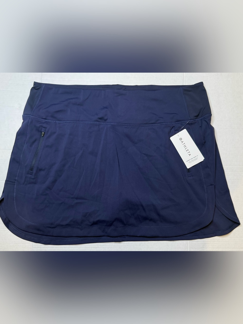Athleta Fairway Golf Skort 16” Navy Blue Size 3X NWT
